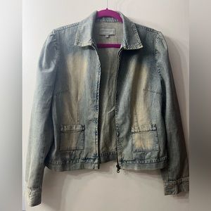 Faded jean jacket European size 46